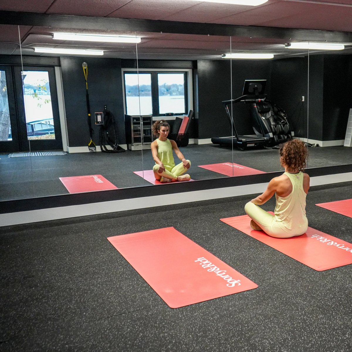 Gym Wall Mirror Kit w/ Safety Backing - Mirrors Delivered