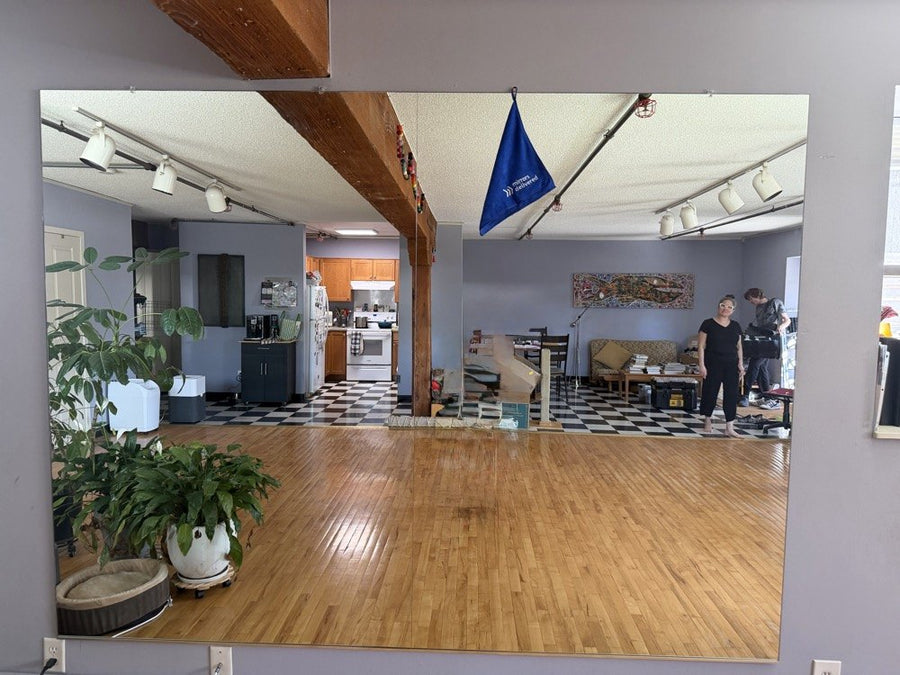 Mirrors Delivered custom dance studio mirror installation in Saint Paul, MN