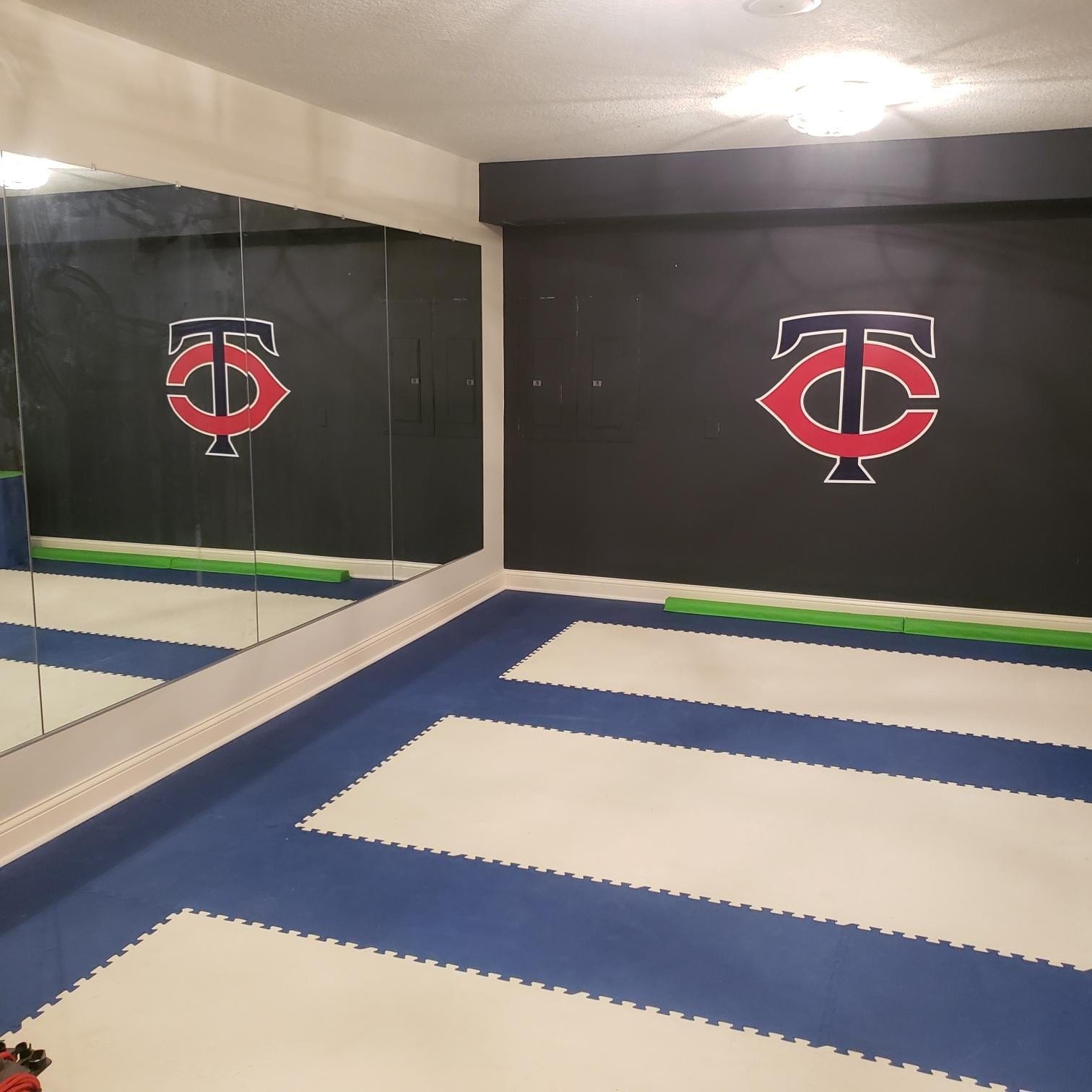 Gym Wall Mirror Kit w/ Safety Backing - Mirrors Delivered