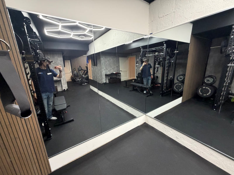 Wayzata Basement Home Gym Mirror Wrap - Image 3