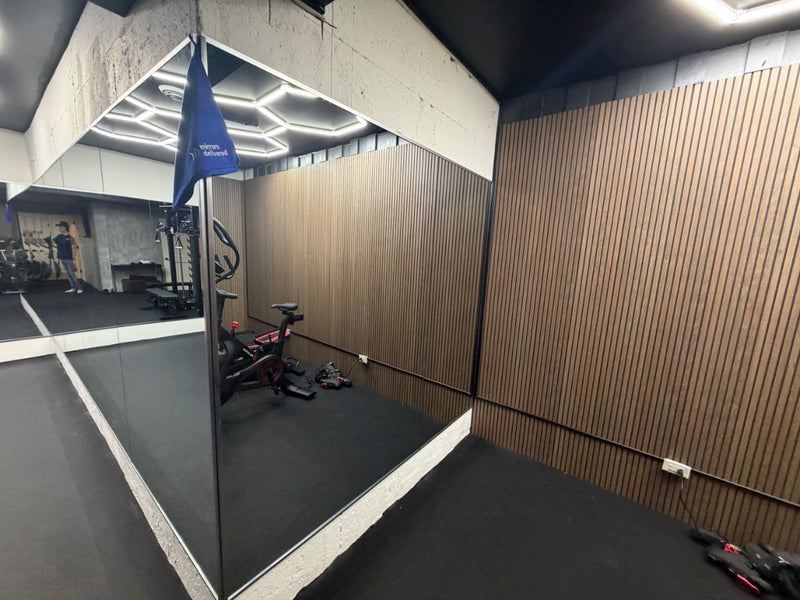 Wayzata Basement Home Gym Mirror Wrap - Image 4