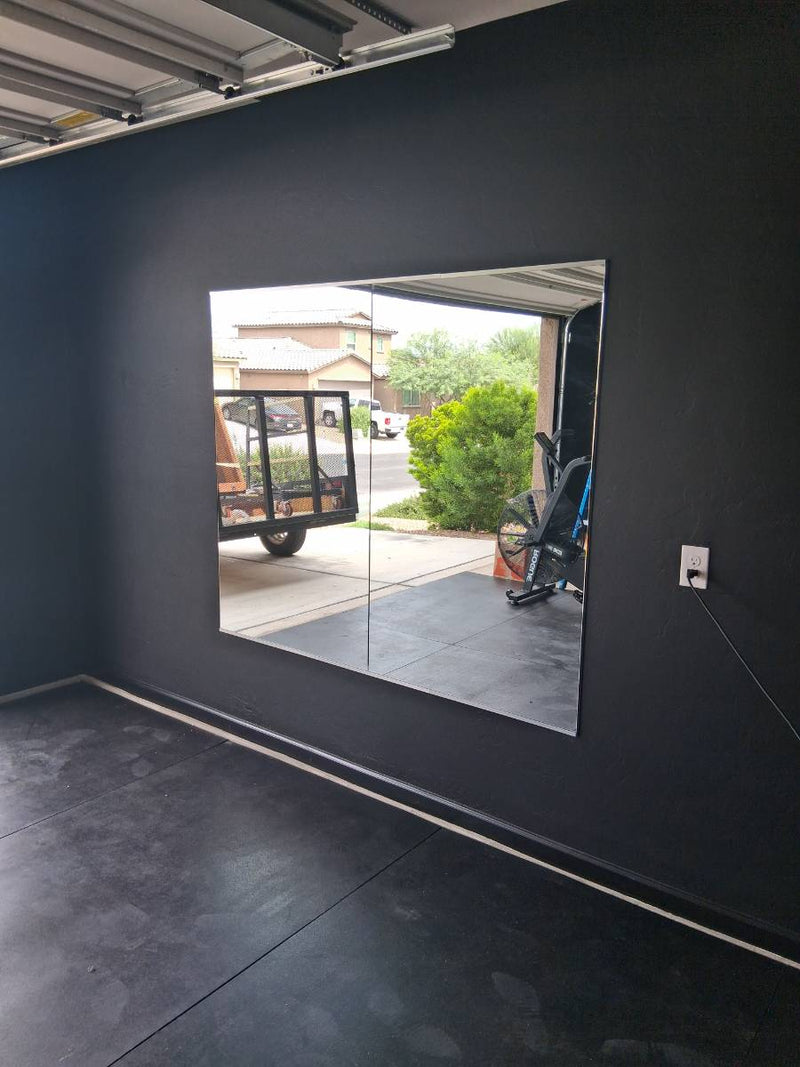 Tucson Garage Gym Mirror Wall
