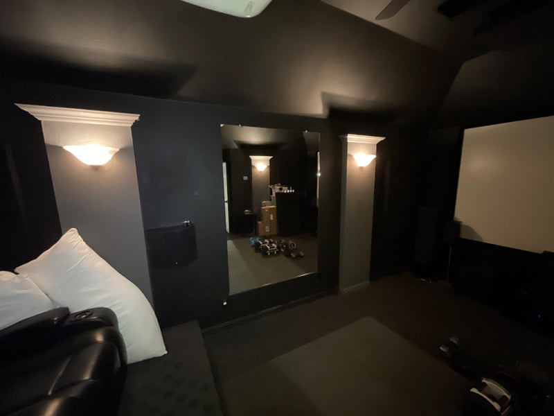 Allen Media Room Home Gym Mirror - Image 3
