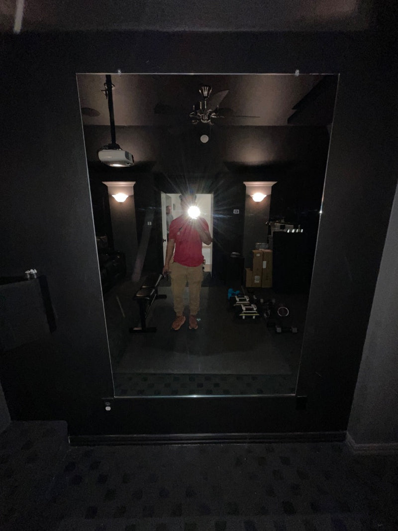 Allen Media Room Home Gym Mirror - Image 5
