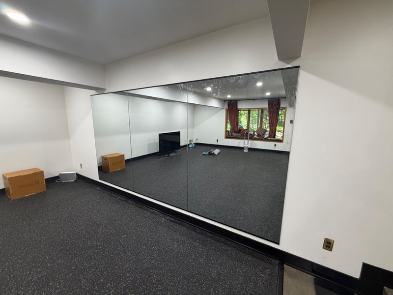 Saint Paul Basement Gym Mirror Wall