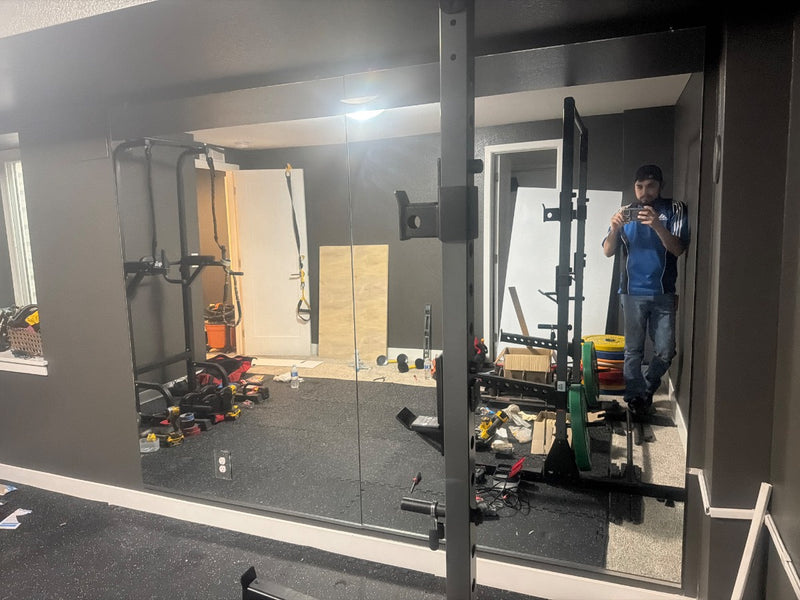 Denver Basement Gym Mirror Wall - Image 4