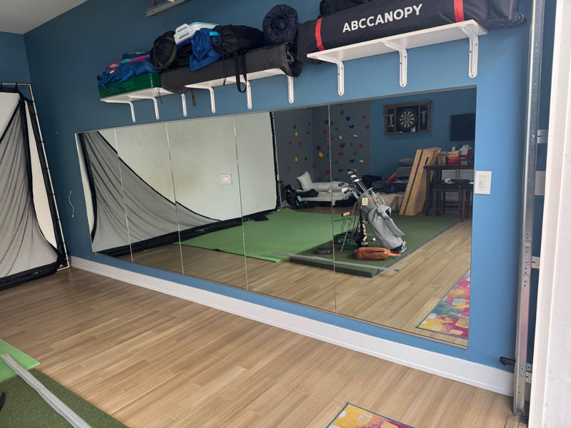 Chicago Garage Golf + Gym Mirror Wall