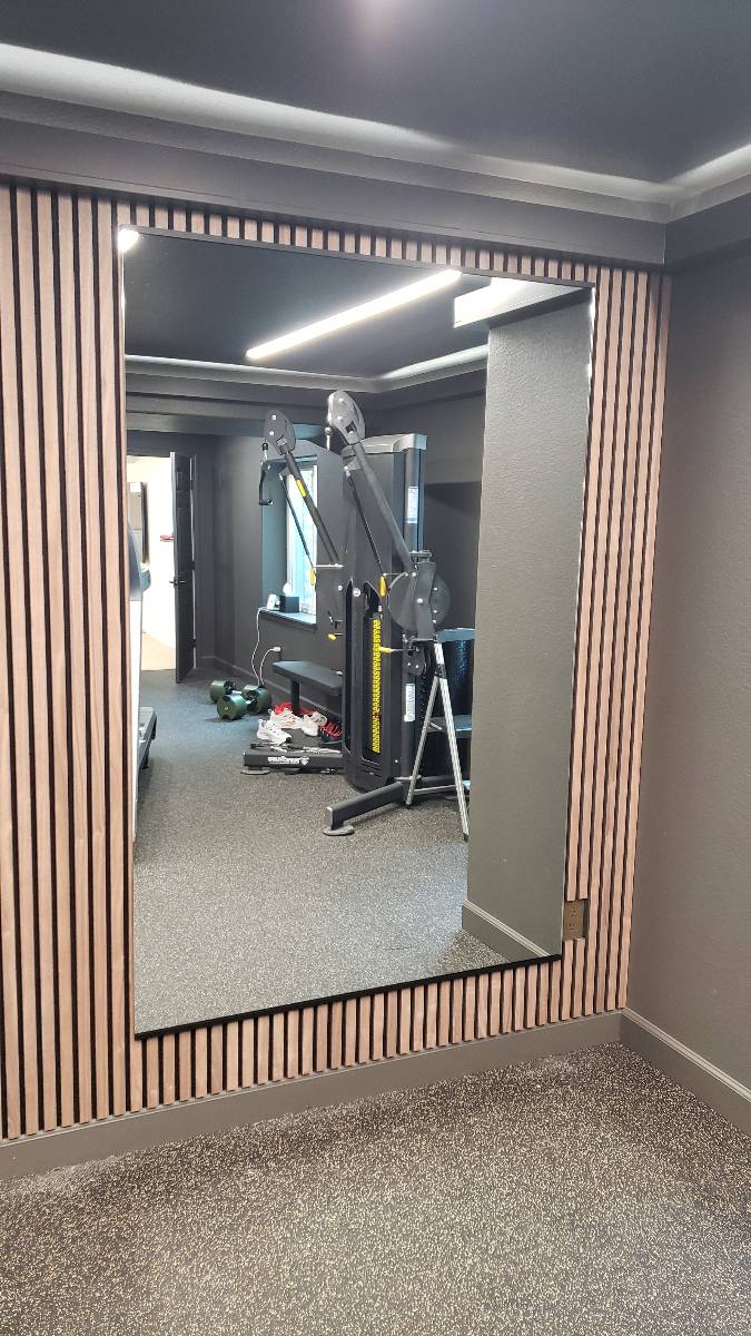 Parker Slat Wall Home Gym Mirror