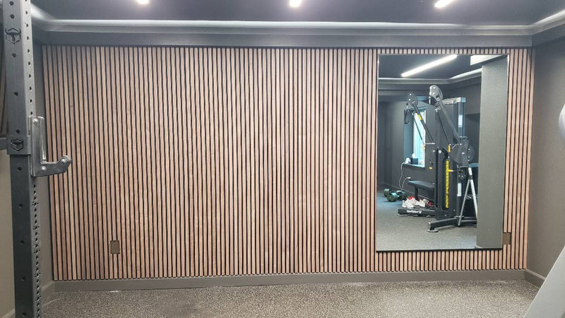 Parker Slat Wall Home Gym Mirror - Image 2
