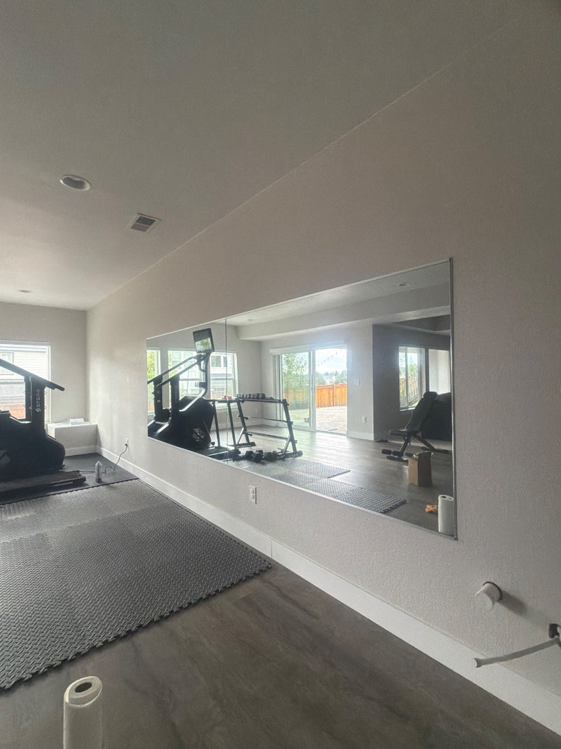 Castle Pines Home Gym Mirror Wall