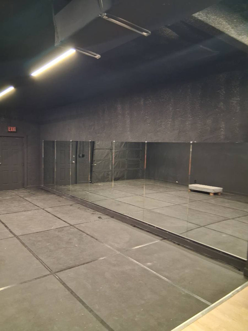 Scottsdale Blacked-Out Gym Mirror Wall